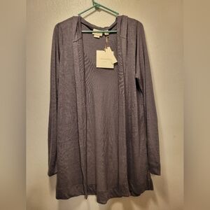 Cynthia Rowley Light Weight Hoodied Cardigan